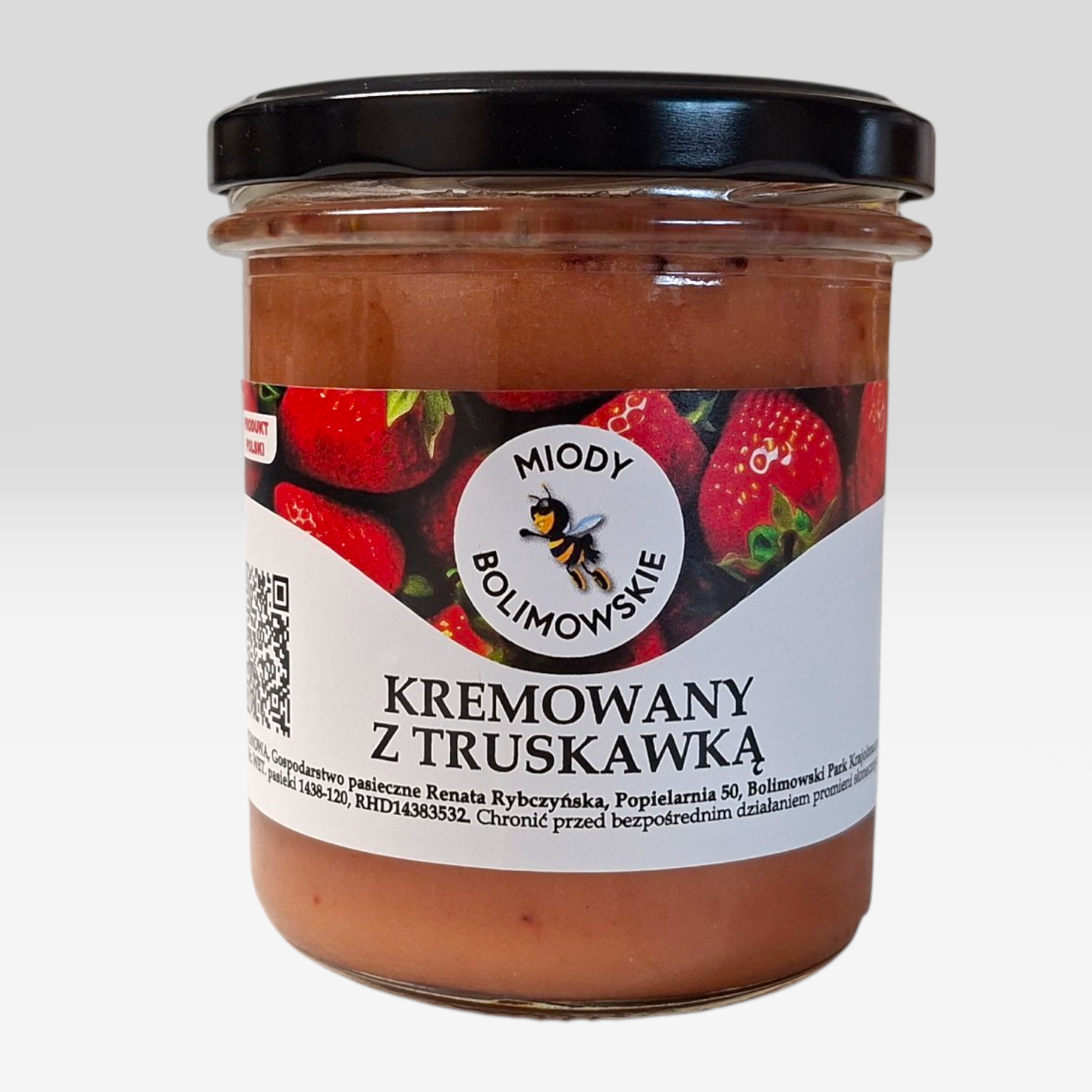 Miód kremowany Z TRUSKAWKĄ - obrazek 1