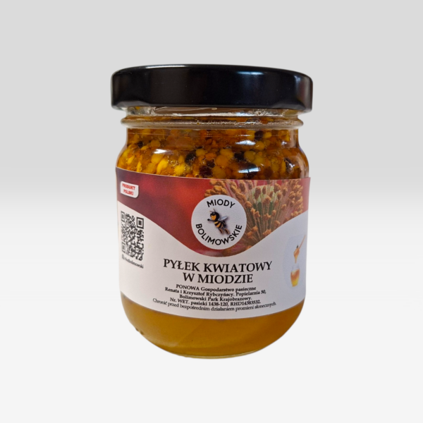 Pyłek kwiatowy w miodzie