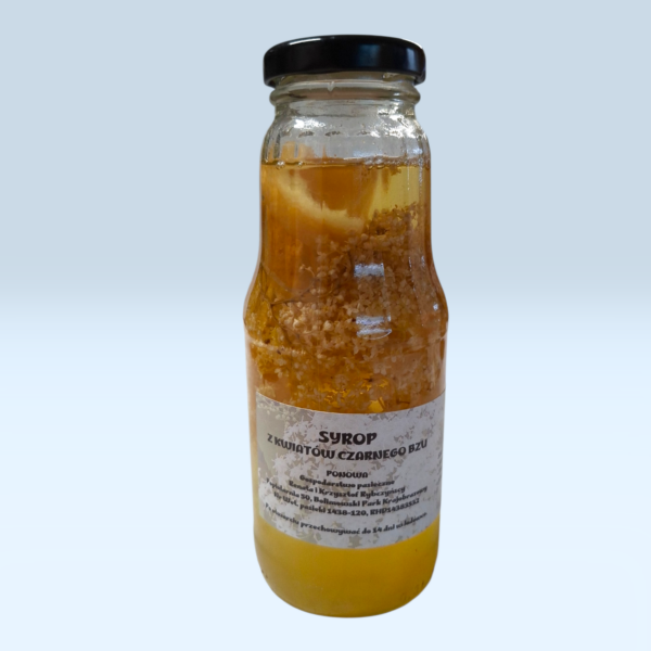 Syrop z kwiatów CZARNEGO BZU