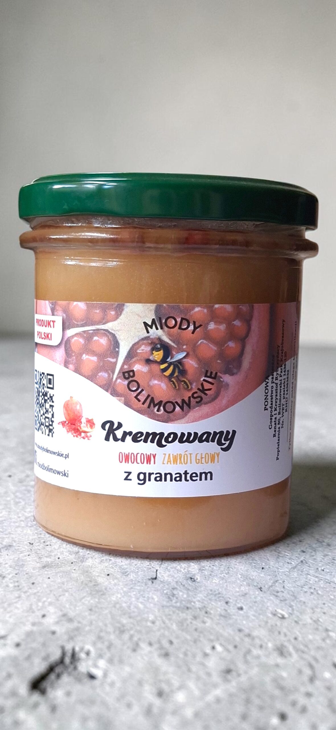 Miód kremowany z GRANATEM - obrazek 1