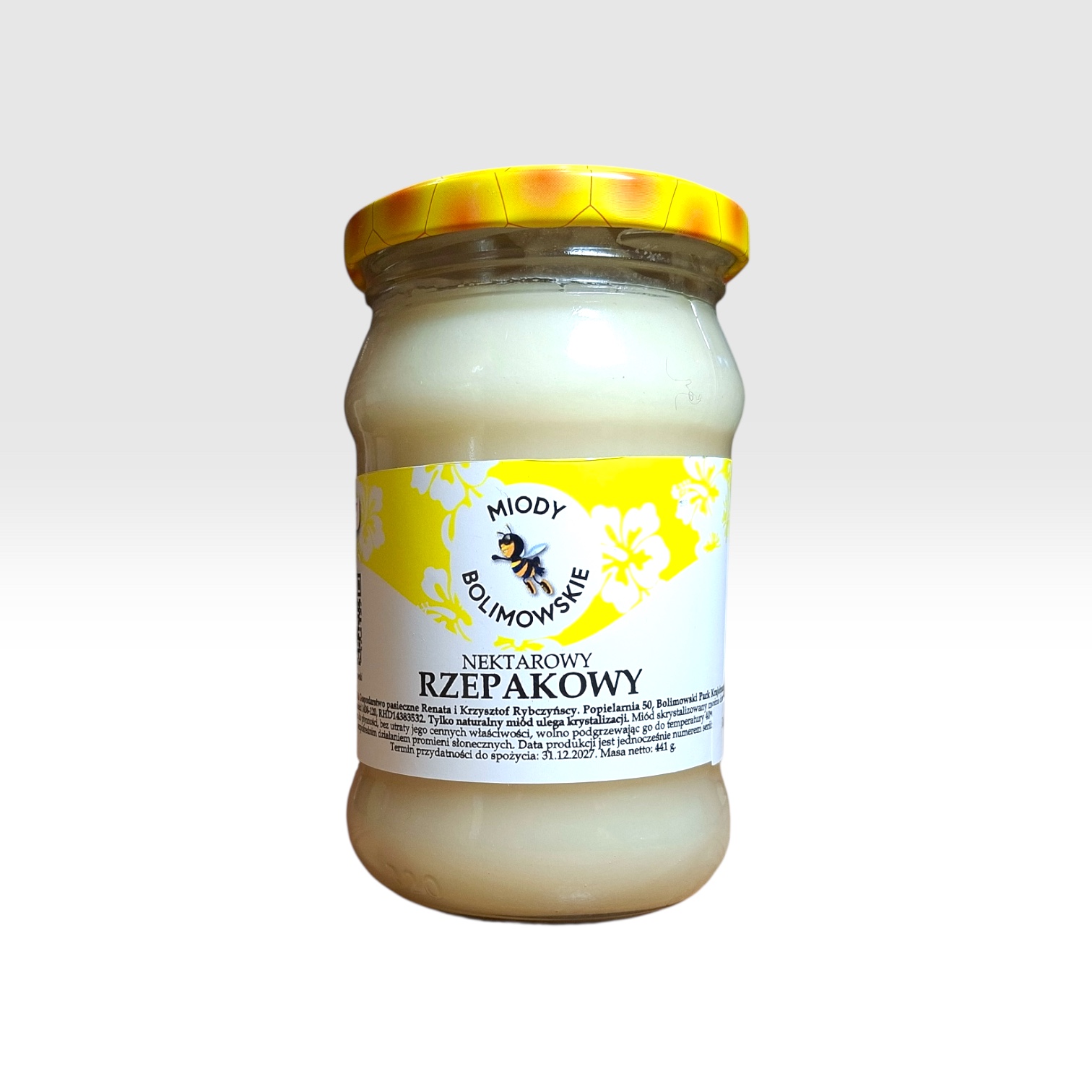 Miód nektarowy RZEPAKOWY - obrazek 1