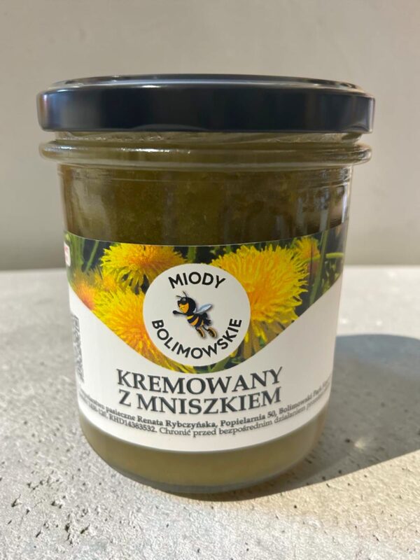 Miód kremowany z MNISZKIEM LEKARSKIM
