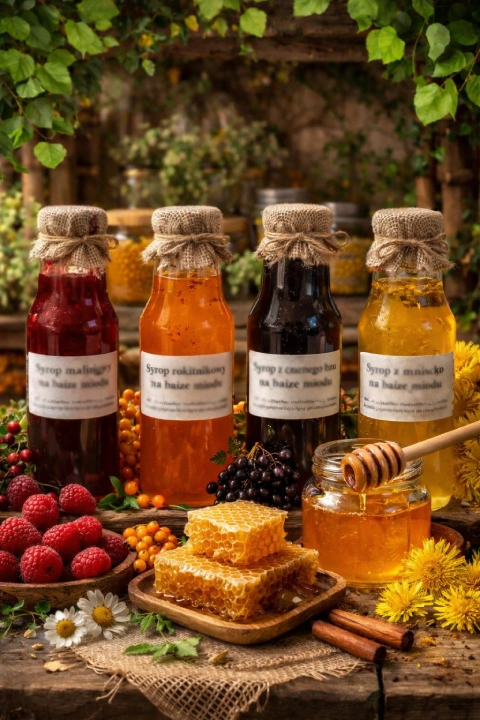 Syropy z dodatkami