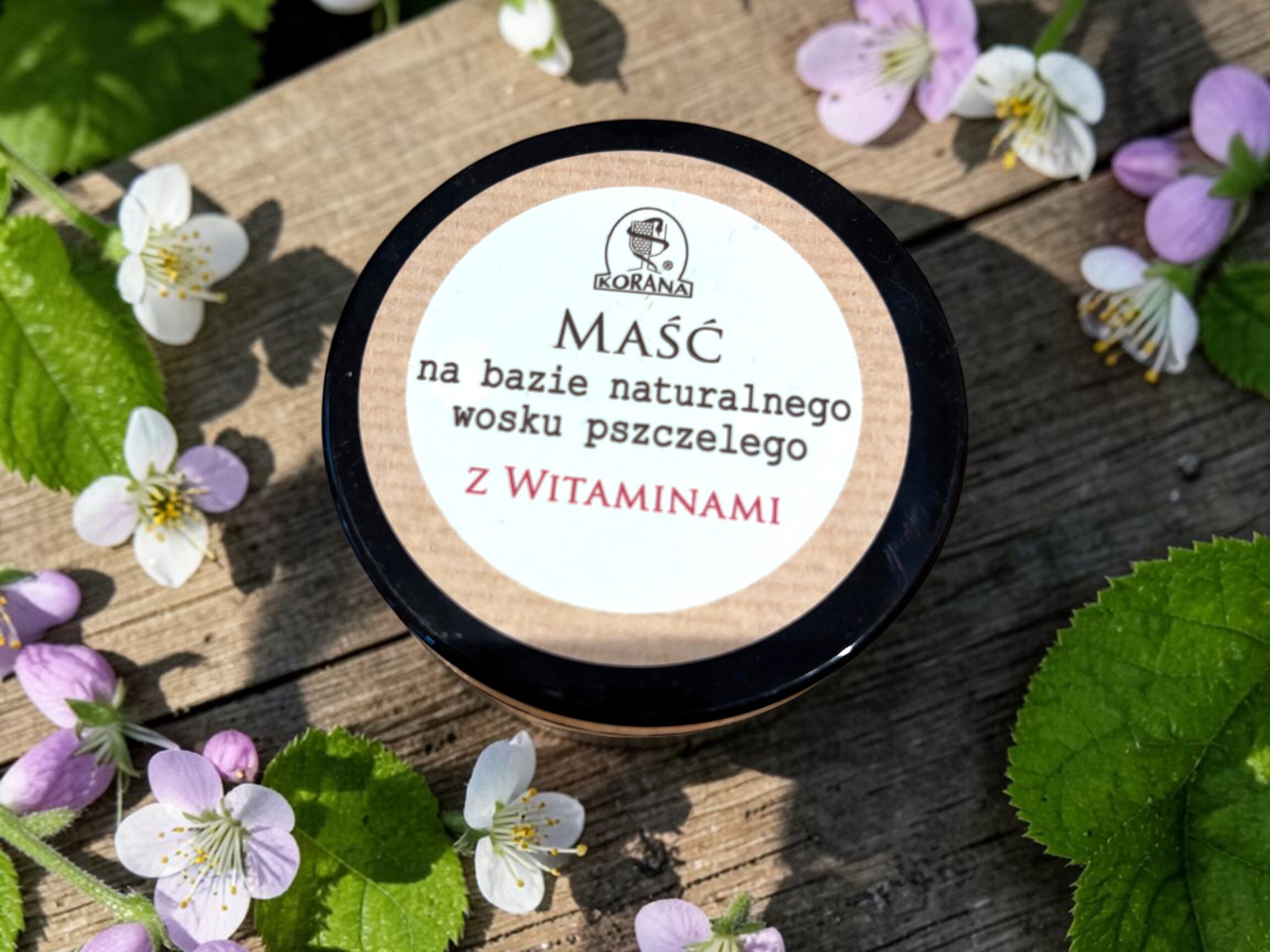 MAŚĆ NA BAZIE WOSKU PSZCZELEGO  z witaminami - obrazek 1