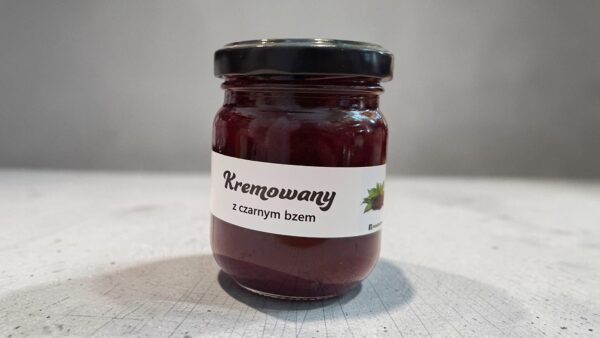 MIÓD KREMOWANY Z CZARNYM BZEM
