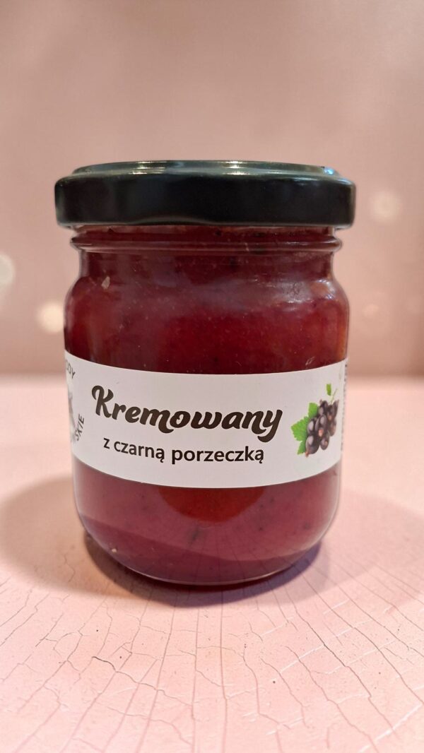 MIÓD KREMOWANY Z CZARNĄ PORZECZKĄ