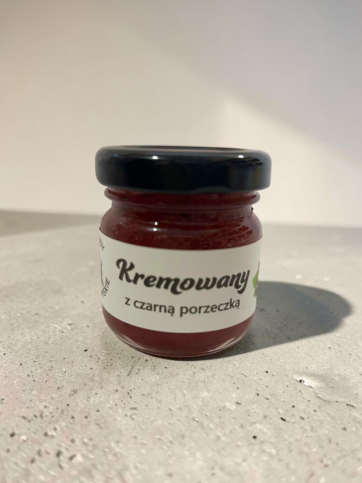 MIÓD KREMOWANY Z CZARNĄ PORZECZKĄ - obrazek 1