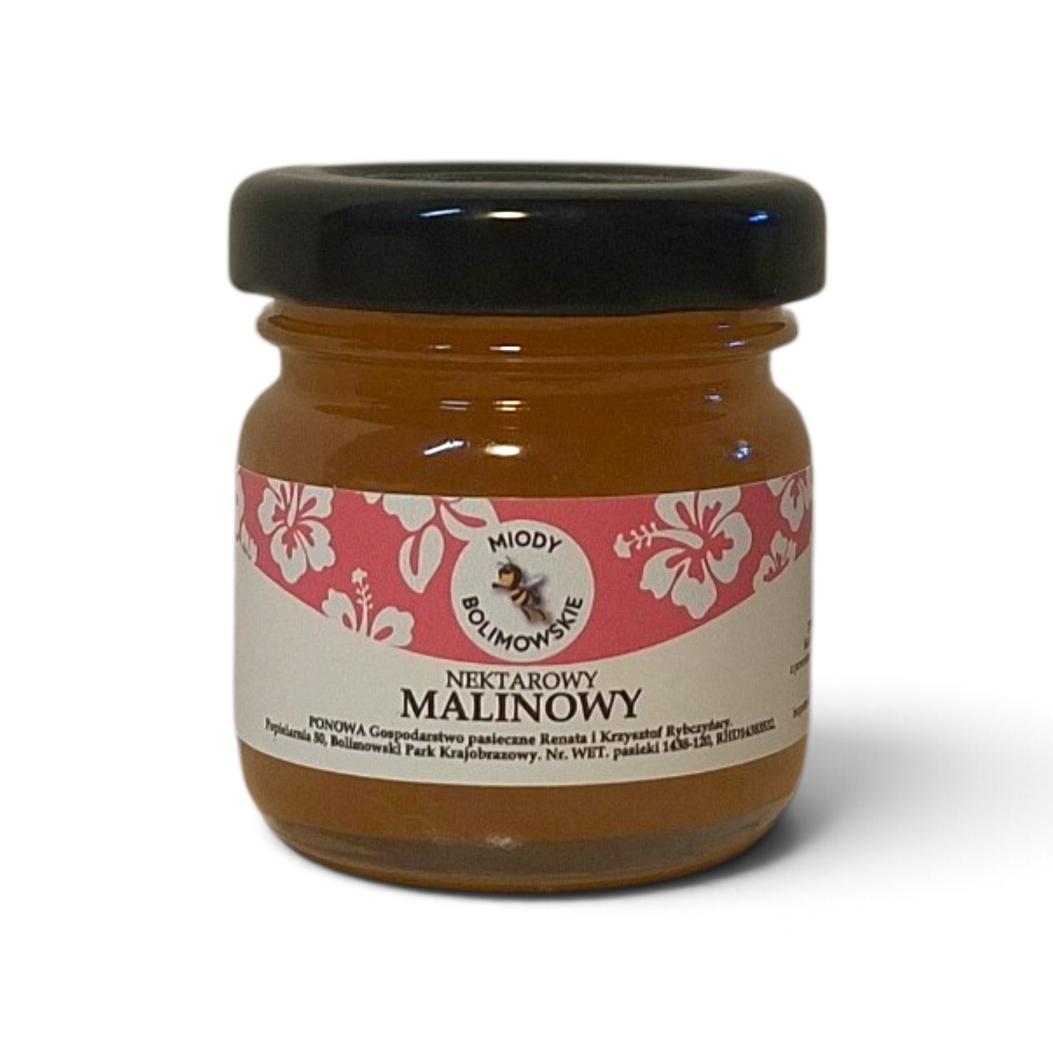 Miód nektarowy MALINOWY - obrazek 1