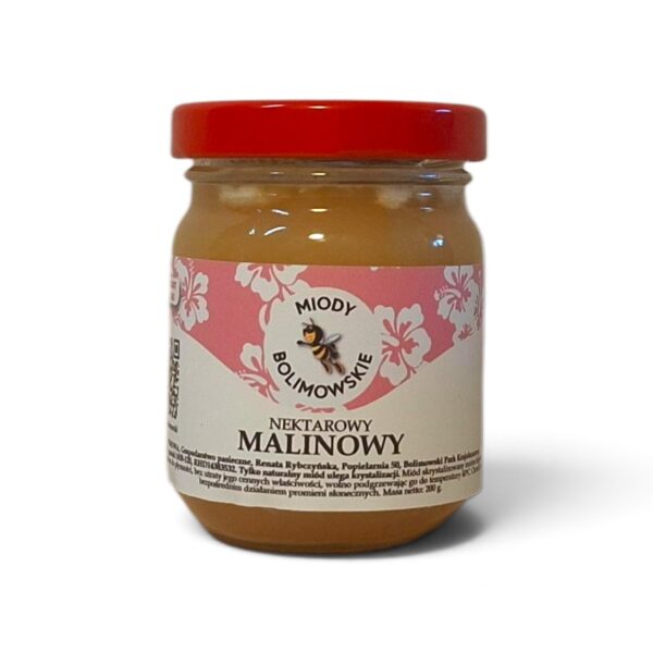 Miód nektarowy MALINOWY