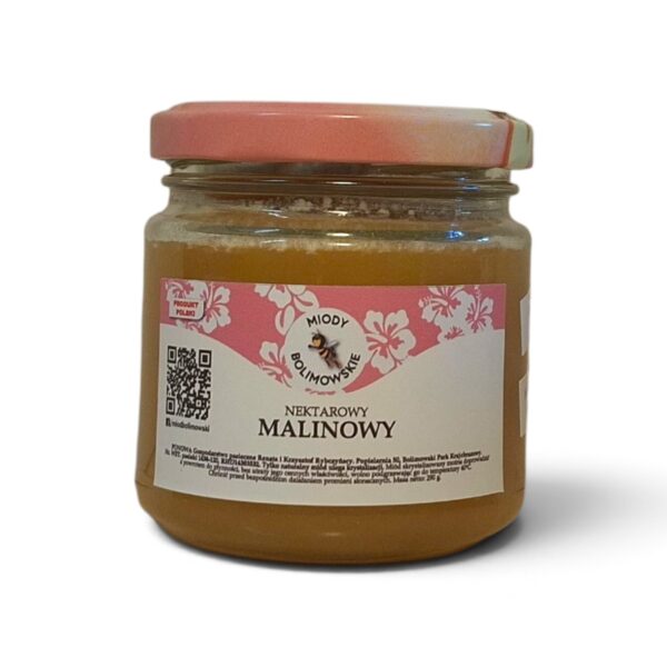 Miód nektarowy MALINOWY