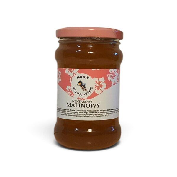 Miód nektarowy MALINOWY