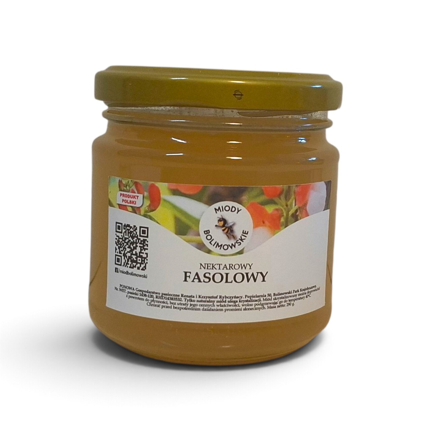 Miód nektarowy FASOLOWY - obrazek 1