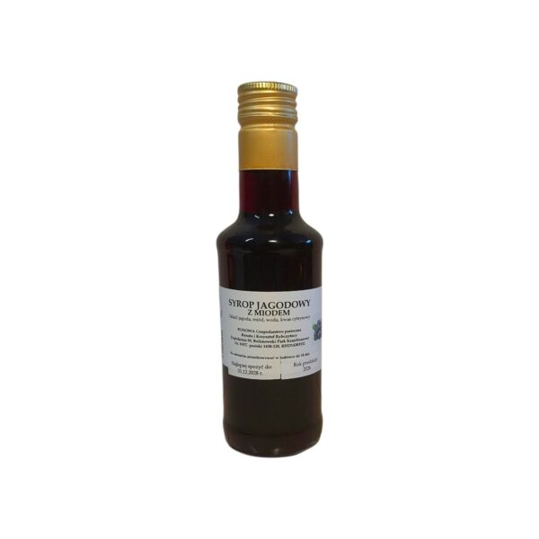 Syrop JAGODOWY z miodem